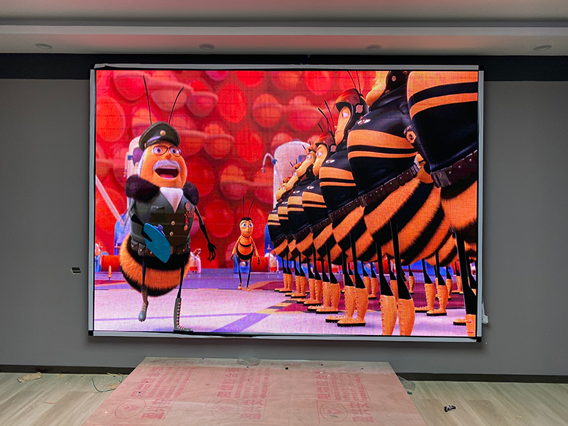 深圳福田区公司会议室P2LED显示屏