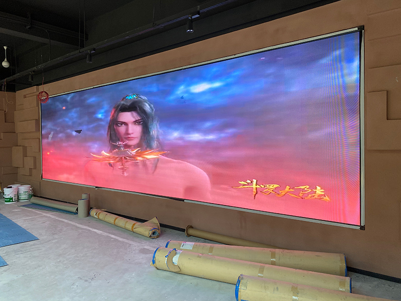 广东韶关某冶炼厂企业文化展示厅大屏